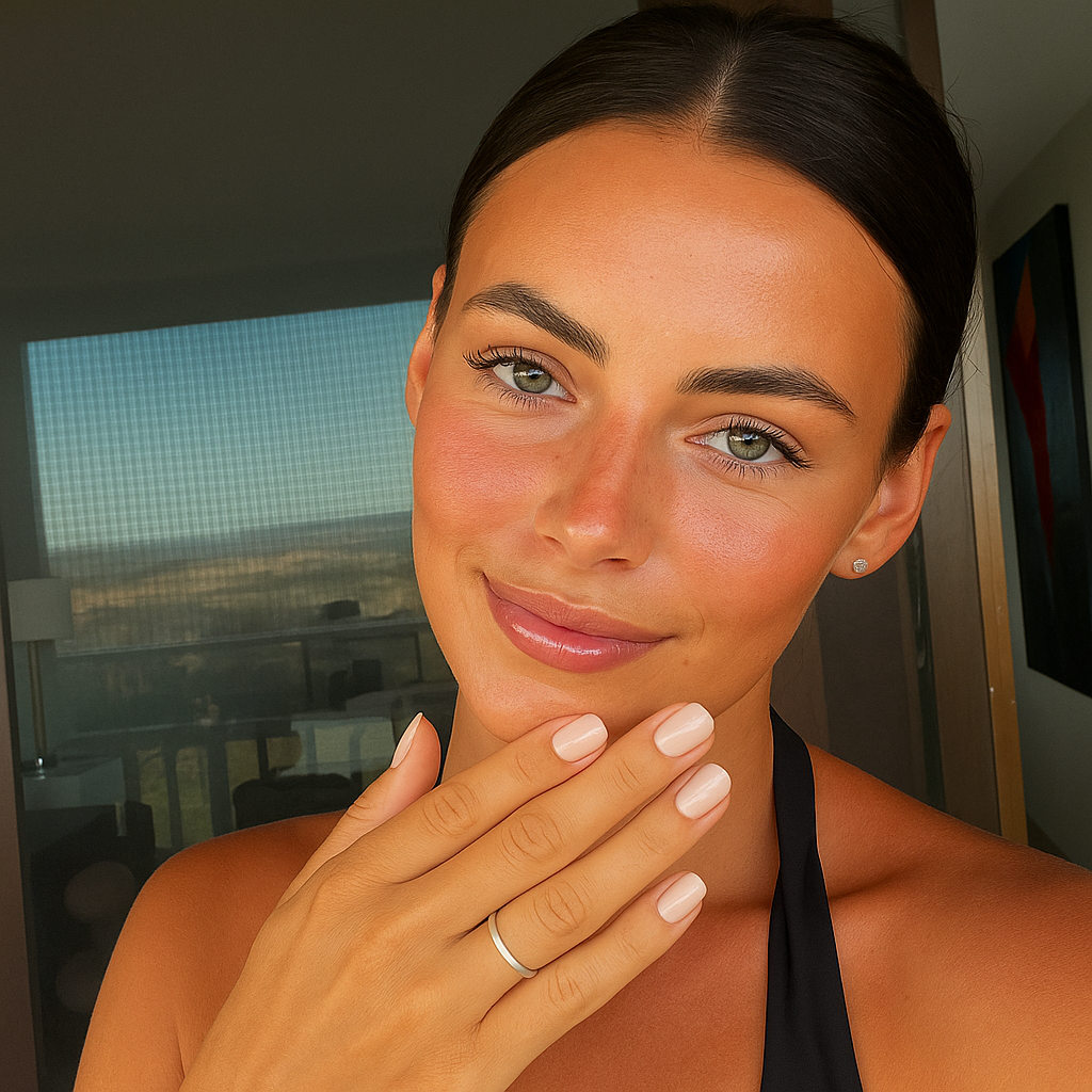 Milky White Short Square Soft Gel Press Ons